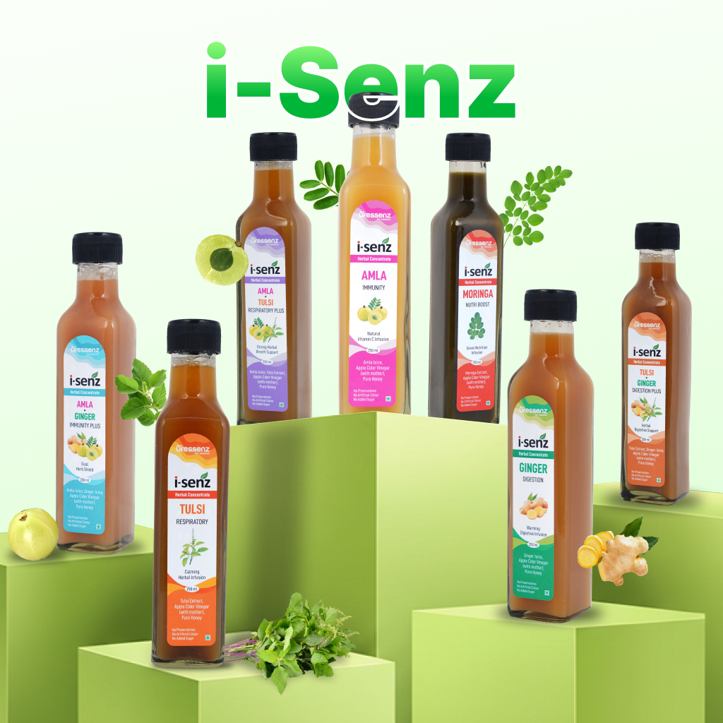 Pure herbal blend with amla, ginger, tulsi & honey to support immunity, digestion, and breathing