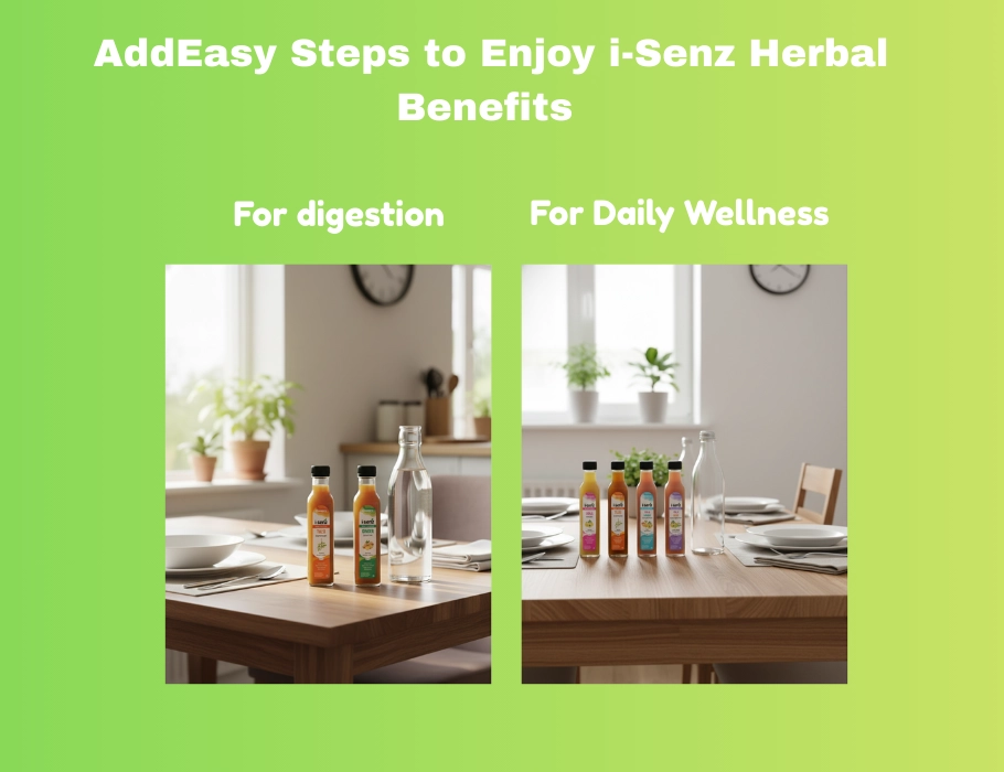 Take i-senz daily before meals or anytime for immunity, digestion, and energy boost.